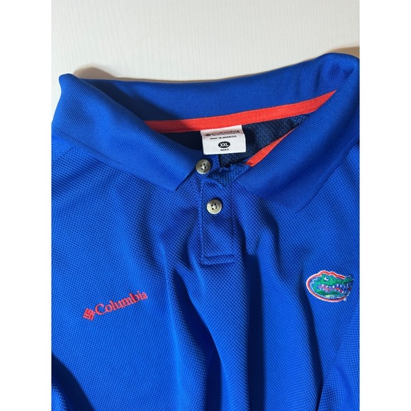 Men's Columbia Florida Gators Polo Shirt Performance Golf Athletic Fit Size XXL - Picture 6 of 16
